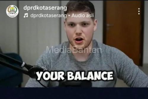 Akun instagram DPRD Kota Serang yang diserang judi online pada Minggu, pukul 23.00 WIB. Foto: Antara