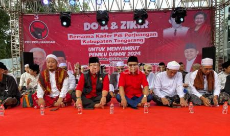 istigoshah PDIP Kabupaten Tangerang. Foto: Iqbal Kurnia