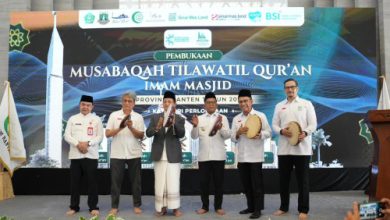 Menag, Nassarudin Umar di Masjid Baitul Mukhtar BSD. Foto M Aras Prabowo