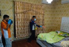 Ruang ditemukanya pembunuha suami oleh istri muda di Tangerang. Foto Antara