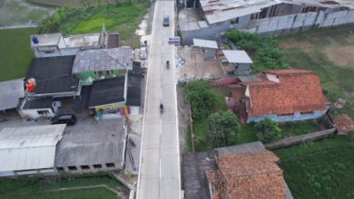 Ruas Jalan Baros - Petir yang kini berstatus mantap. Foto: Istimewa