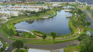 Jalan Boulevard Serpong - BSD. Foto: LKBN Antara