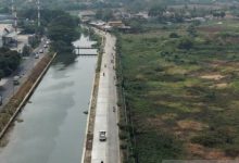 salah satu jalan hasil perbaikan di Kota Tangerang yang kini sudah bisa digunakan. foto Antara