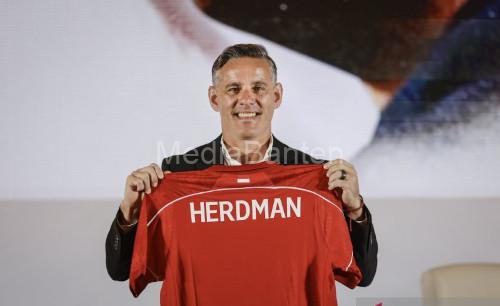 John Herdman, Pelatih Timnas Indonesia. Foto Antara