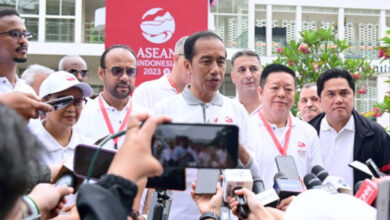 Presiden RI, Joko Widodo memberikan keterangan pers. Foto: BPMI Satpres RI
