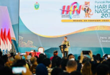 Presiden RI, Joko Widodo di HPN 2023 Sumut. Foto: BPMI Satpres RI