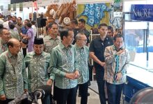 Presiden RI, Joko Widodo di pembukaan Inacraft Jakarta. Foto: LKBN Antara