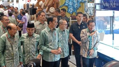 Presiden RI, Joko Widodo di pembukaan Inacraft Jakarta. Foto: LKBN Antara