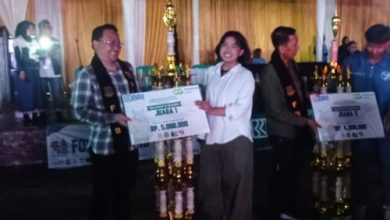 Juara Festival Baris Banten 2025 diraih Kota Tangerang dan Serang. Foto Antara