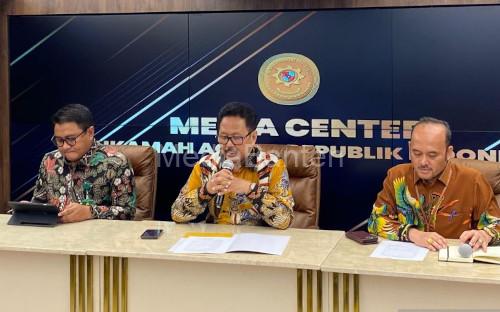 Juru Bicara Mahkamah Agung, Yanto memberi keterangan 3 hakim pengadilan kena OTT Suap. Foto: Antara