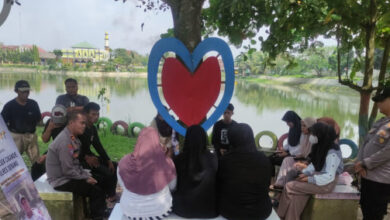 Kegiatan Jumat Curhat Polsek Cikande. Foto: Yono