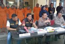 Jumpa pers Kapolres Serang, AKBP Yudha Satria. Foto: Yono