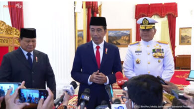 Jumpa Pers Presiden RI, Joko Widodo usai pelantikan Panglima TNI. Foto: Chanel Youtube Sekretariat Presiden RI