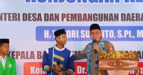 Kunjungan Kabarhakam Polri, Komjen Pol Fadil Imran dan Mendes Yanddri Susanto. Foto: Yono
