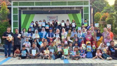 Kampung Literasi Pekijing, Kota Serang. Foto Antara