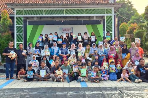 Kampung Literasi Pekijing, Kota Serang. Foto Antara