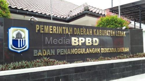 Kantor BPBD Kabupaten Lebak. Foto: Istimewa