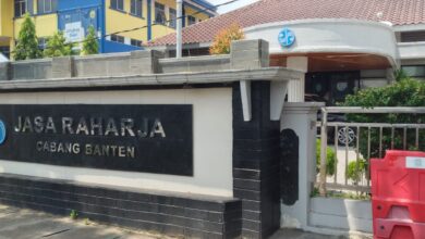 kantor PT Jasa Raharja Cabang Banten.