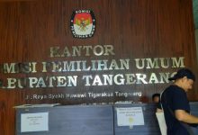 Kantor KPU Kabupaten Tangerang. Foto: LKBN Antara