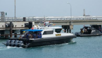 Kapal Patroli Cepat milik Ditpolairud Polda Banten. Foto: Antara