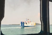 Kapal Ferry di Selat Sunda. Foto: Antara