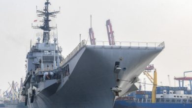 Kapal Induk, KRI Sriwijaya-100. Foto Antara