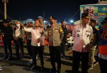 Kapolda Banten, Irjen Pol Hengki di Pelabuhan BBJ Bojonegara, Kabupaten Serang. Foto Antara