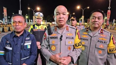 Kapolda Banten, Irjen Pol Hengki di Pelabuhan Merak. Foto Daeng Yusvin