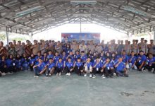 Polda Banten menggelar pelatihan TMT untuk menekan angka pengangguran. Foto Antara