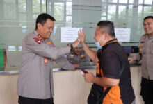 Kapolda Banten, Irjen Pol Rudy Hariyanto kunjungi Mapolres Serang. Foto: Yono