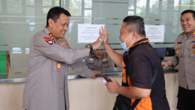 Kapolda Banten, Irjen Pol Rudy Hariyanto kunjungi Mapolres Serang. Foto: Yono