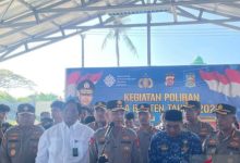 Kapolda Baten, Irjen Pol Hengki dalam Balai Poliran. Foto Antara