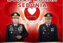 Ucapan Kapolres Cilegon, AKBP Martua Raha Taripar Laut Silitonga. Foto Daeng Yusvin