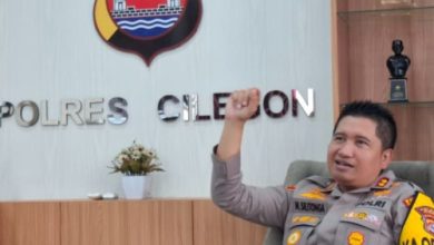 Kapolres Cilegon, AKBP Martua Raja Taripar Laut Silitonga. Foto Daeng Yusvin