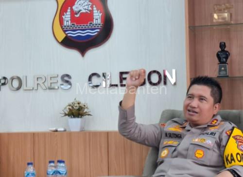Kapolres Cilegon, AKBP Martua Raja Taripar Laut Silitonga. Foto Daeng Yusvin