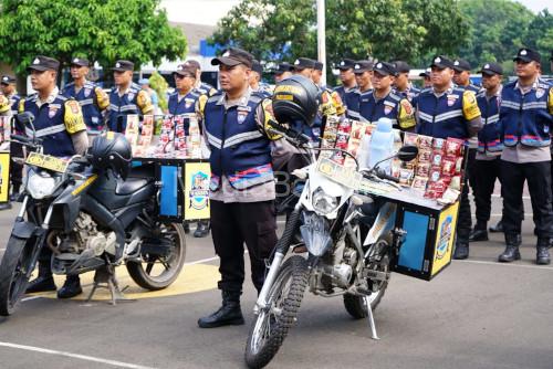 Pengerahan Box Warbinling Polres Cilegon. Foto Daeng Yusvin