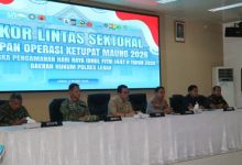 Pemaparan arus mudik di Kabupaten Lebak. Foto Antara