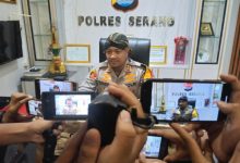 AKBP Condro Sasongko mutasi dari Kapolres Serang ke Kabagbinkar Polda Jabar. foto Yono