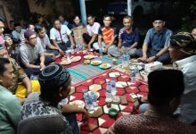 Kapolres Serang, AKBP Condro Sasongko silaturahmi dengan warga Desa Rajeg. Foto: Yono