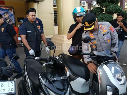 Motor Honda Scoopy kembali ke pemiliknya setelah dicuri. Foto: Yono