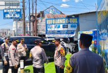 Kapolres Serang, AKBP Andri Kurniawan mendampingi Irswada Polda Banten, Kombes Iwan Sonjaya. Foto Yono