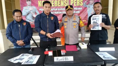 Kapolres Serang, AKBP Condro Sasongko soal korban game online. Foto: Yono