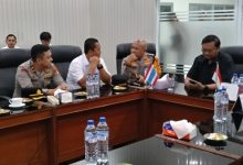 Kapolres Serang, AKBP Condro Sasongko dan manajemen PT CPI. Foto: Yono
