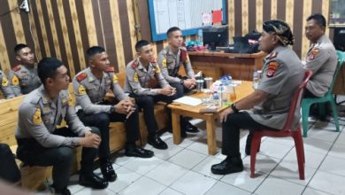 Kapolres Serang, AKBP Condro Sasongko berikan materi dasar reskrim. Foto: Yono