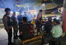 Polres Serang gelar patroli skala besar. Foto: Yono