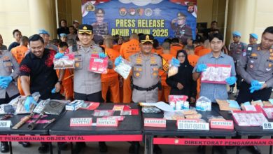 Pemgungkapan kasus yang dilakukan Kapolres Serang, AKBP Condro Sasongko. Foto Yono