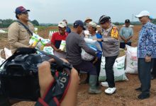 Kapolres Serang, AKBP Condro Sasongko gelar perluasan areal tanam jagung. Foto: Yono