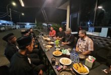 Kapolres Serang, AKBP Condro Sasongko menerima rombongan PSHT Kabupaten Serang. Foto: Yono
