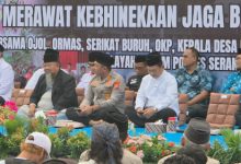 Kapolres SErang, AKBP Andri Kurniawan gelar silaturahmi Sabuk Kamtibmas. Foto Yono