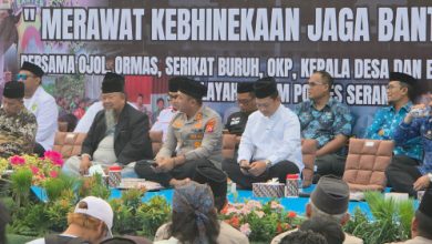 Kapolres SErang, AKBP Andri Kurniawan gelar silaturahmi Sabuk Kamtibmas. Foto Yono